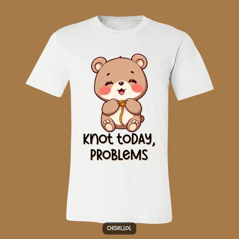Funny Kawaii Bear T-Shirt: Embrace Playfulness with This Giggling Design